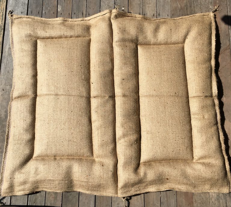 Natural Extra Large Hessian Wool Dog Beds Ideal for Extra Large Dogs