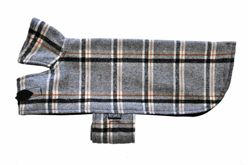 Designer Wool Dog Coat - Image 2
